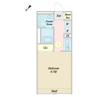 Stella Kitasenzoku【2階】の間取り