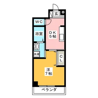 シャトーみずほ【2階】の間取り