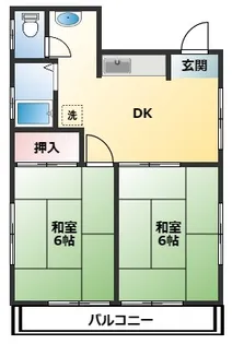 プルシャン城南【3階】の間取り
