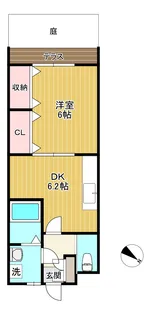 サニーハイツ【2階】の間取り