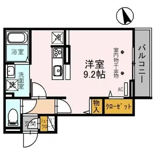 埼玉県越谷市新越谷1【アパート】の間取り