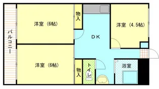 第三国際コーポ【9階】の間取り