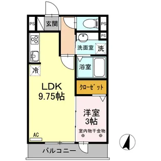 D-frea【3階】の間取り