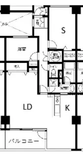 1SLKの間取り画像