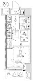 イアース横濱関内【5階】の間取り