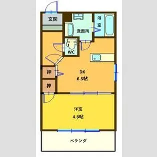 ローゼンハイム【2階】の間取り
