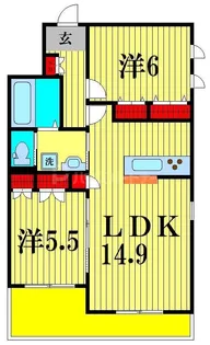 FOREST HILLS III【1階】の間取り