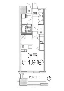 KAISEI江戸堀【11階】の間取り