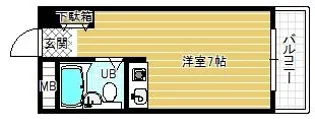 ウィズテリア蔵之内【3階】の間取り