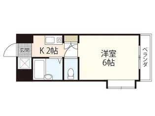 アヴニール古市橋【3階】の間取り