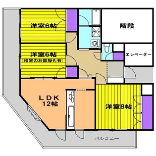 ハイレジデンスL【2階】の間取り
