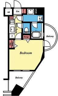 グリフィン横浜・西口壱番館【3階】の間取り