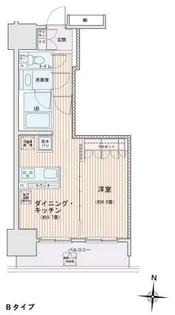 エスティメゾン錦糸町II【9階】の間取り
