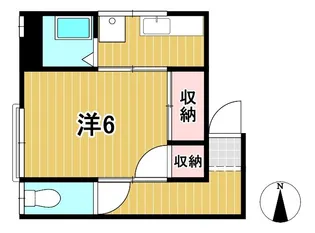 高橋アパート【2階】の間取り