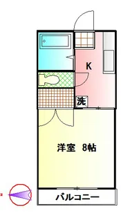 クレスト東海【2階】の間取り