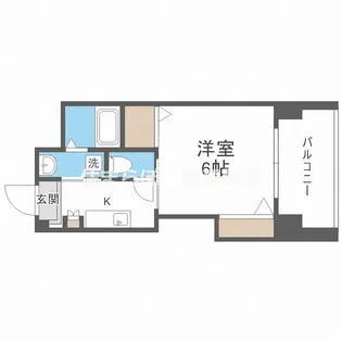 大阪府大阪市都島区東野田町1丁目【マンション】の間取り