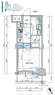 メインステージ川口WEST【2階】の間取り