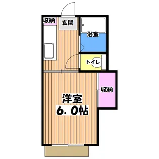 コーポラス100【1階】の間取り