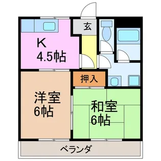 愛知県名古屋市緑区大清水1【アパート】の間取り