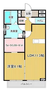 茨城県つくば市学園南2【アパート】の間取り