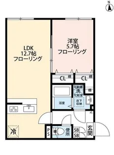 東京都豊島区長崎3【アパート】の間取り