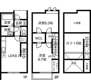ビレッジコートAの間取り