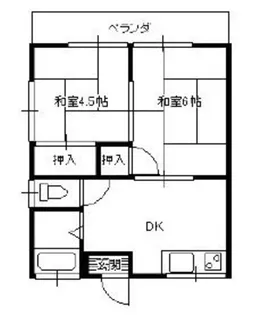 さがみ野荘【2階】の間取り