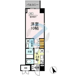 東京都江戸川区中葛西5【マンション】の間取り