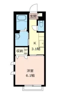 千葉県市川市湊新田【アパート】の間取り