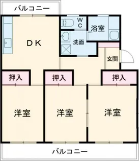 エルワンマンション【2階】の間取り