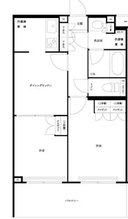 東京都大田区大森西1【マンション】の間取り