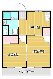 フロンティアI【2階】の間取り