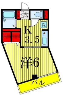 ベルヴィル【3階】の間取り