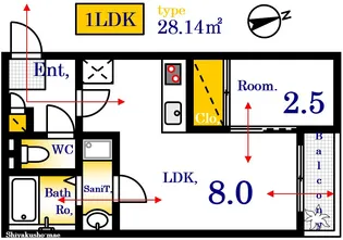 REGALEST 光南【2階】の間取り