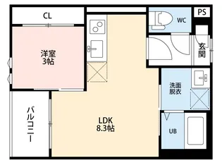 R-SMART Ji&He【1階】の間取り