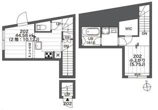 蔵創中野 mew【2階】の間取り