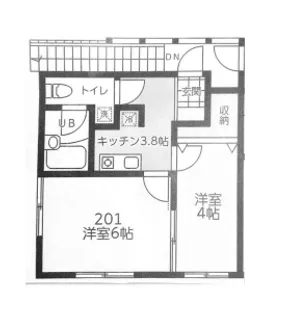 神奈川県川崎市川崎区小田5【アパート】の間取り