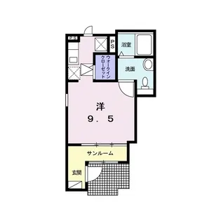 メゾン・ド・ルミエール【1階】の間取り