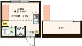 ハーモニーテラス大森東II【1階】の間取り