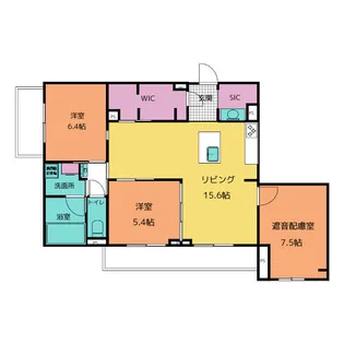 TAMAGAWA Q【3階】の間取り