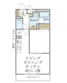 キャナルステージ【1階】の間取り