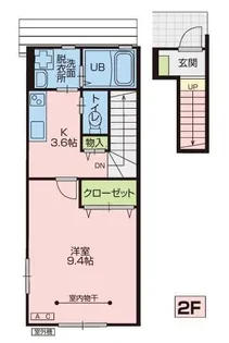 ブランシュノワール藤沢A棟【2階】の間取り