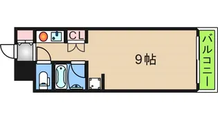 ビバリーヒルズ玉出西【5階】の間取り