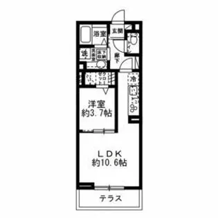 神奈川県相模原市中央区相模原5【アパート】の間取り