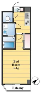 ルネサンスコート三軒茶屋Garden【1階】の間取り