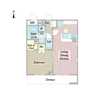 GOLDK【1階】の間取り