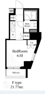 ラティエラ西横浜【7階】の間取り