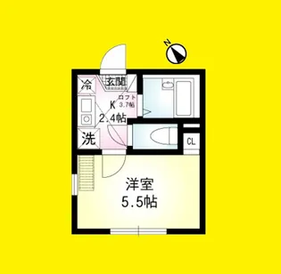 神奈川県横浜市金沢区西柴1【アパート】の間取り