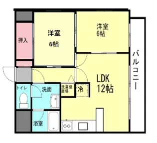 プランドビル北四番丁【7階】の間取り