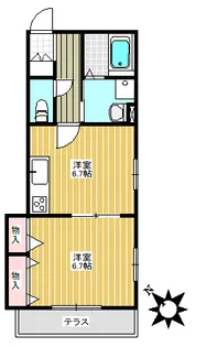 有邦ヒルズ【1階】の間取り